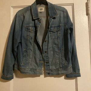 Jean jacket used all button on the jacket